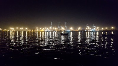 Port of Karachi, Pakistan.