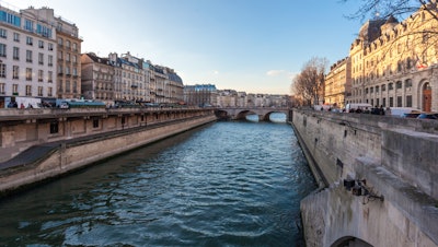 Seine River, Paris, Jan. 18, 2019.
