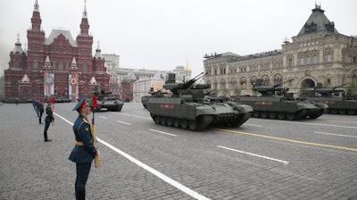 Victory Day military parade in Red Square, Moscow, May 9, 2019.