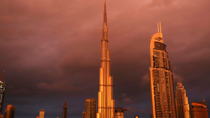 The Burj Khalifa, Dubai, Nov. 26, 2018.