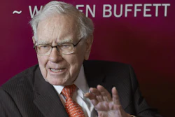 Berkshire Hathaway Chairman and CEO Warren Buffett speaks following the company's annual shareholders meeting in Omaha, Neb., May 5, 2019.