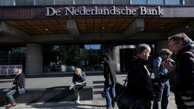 De Nederlandsche Bank in Amsterdam, Oct. 12, 2009.