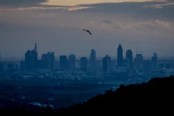 Banking district, Frankfurt, Germany, Oct. 6, 2020.