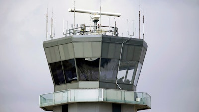 Air traffic control tower at Chicago's Midway International Airport.