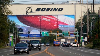Boeing plant in Everett, Wash., Oct. 1, 2020.