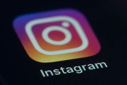 Instagram app icon on a mobile device in New York, Aug. 23, 2019.