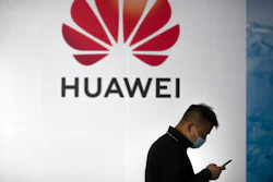Huawei billboard at PT Expo in Beijing, Oct. 14, 2020.