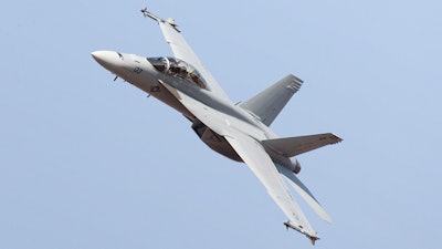 The F/A-18 Super Hornet.