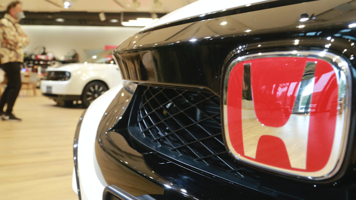 Honda showroom in Tokyo, Nov. 2, 2020.