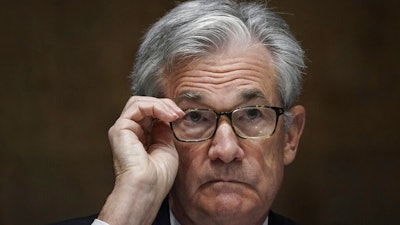 Federal Reserve Board Chairman Jerome Powell during a Senate Banking Committee hearing on Capitol Hill, Sept. 24, 2020.