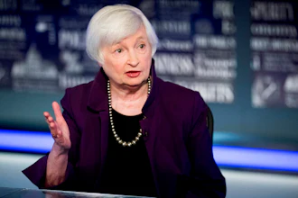 Former Fed Chair Janet Yellen during an appearance on Fox Business Network in Washington, Aug. 14, 2019.