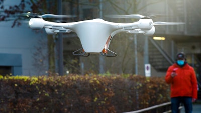 Drone and logistic operator Peter Trempeck.