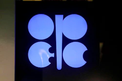 The advertising label of the Organization of the Petroleum Exporting Countries, OPEC.