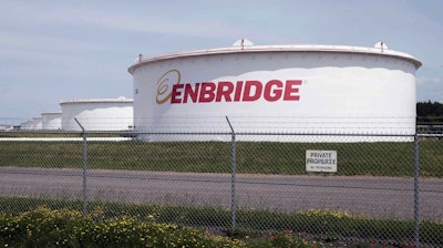 Enbridge Energy terminal in Superior, Wis., June 29, 2018.