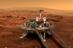 Concept design for the Chinese Mars 2020 rover and lander, Aug. 2016.