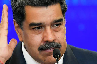 Venezuelan President Nicolas Maduro during a press conference at Miraflores Presidential Palace in Caracas, Dec. 8, 2020.