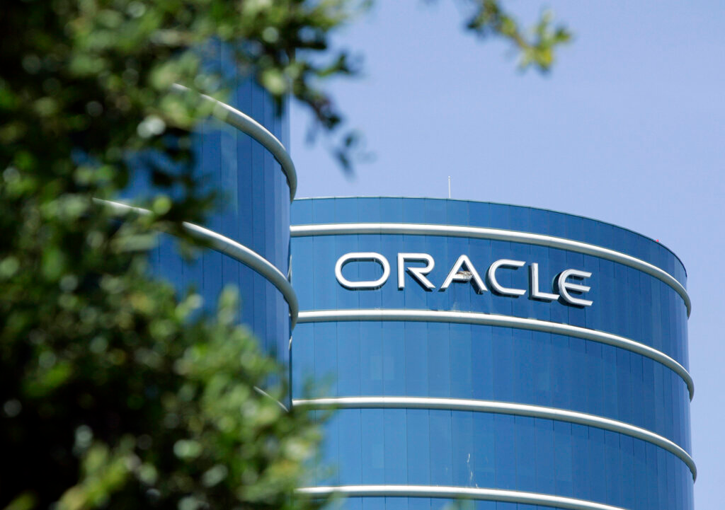 Oracle Corp. headquarters in Redwood City, Calif.