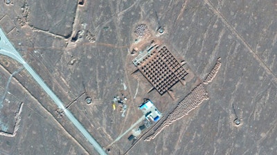 Satellite photo of construction at Iran's Fordo nuclear facility, Dec. 11, 2020.
