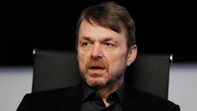 Fiat Chrysler CEO Mike Manley at the North American International Auto Show in Detroit, Jan. 14, 2019.