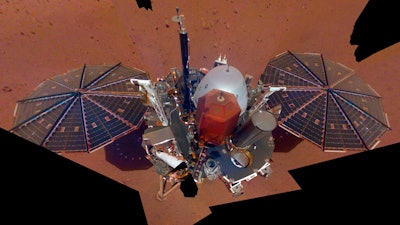 The InSight lander, Dec. 6, 2018.