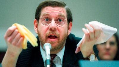 FDA Administrator David Kessler testifying on Capitol Hill, Nov. 15, 1995.