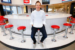Qualtrics CEO Ryan Smith poses in the Hub at the company's headquarters in Orem, Utah, Feb. 2, 2018.