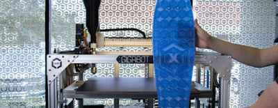 The Gigabot X 3D printer makes larger items.