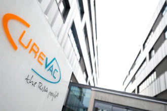 CureVac headquarters in Tuebingen, Germany, Jan. 7, 2021.
