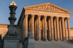 The Supreme Court at sundown in Washington, Nov. 6, 2020.