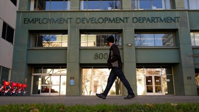 California Employment Development Department, Sacramento, Dec. 18, 2020.