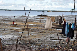 Fishing village on the island of Daru, Papua New Guinea, Nov. 2010.