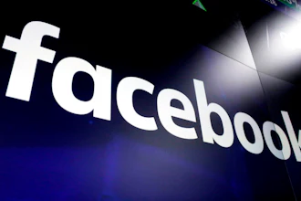 Facebook logo on screens at the Nasdaq MarketSite, Times Square, New York, March 29, 2018.