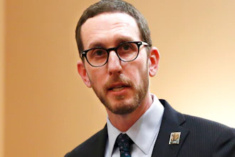 State Sen. Scott Wiener, D-San Francisco, at a news conference in Sacramento, Jan. 21, 2020.