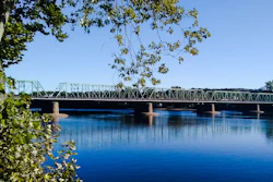 The New Hope-Lambertville Bridge over the Delaware River between Pennsylvania and New Jersey.