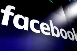 Facebook logo on screens at the Nasdaq MarketSite, Times Square, New York, March 29, 2018.