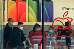 Apple store in Beijing, Feb. 24, 2021.