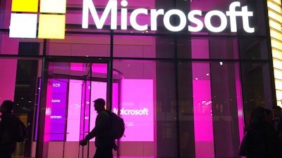 Microsoft office in New York, Nov. 10, 2016.