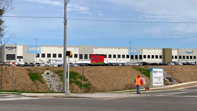 Amazon distribution center, Bessemer, Ala., March 5, 2021.