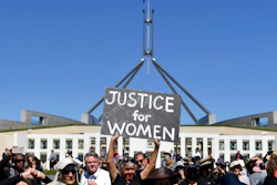 Women's March 4 Justice, Canberra, March 15, 2021.