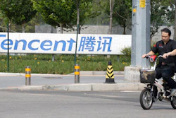 Tencent headquarters in Beijing, Aug. 7, 2020.