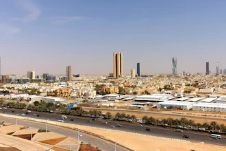 Riyadh skyline.