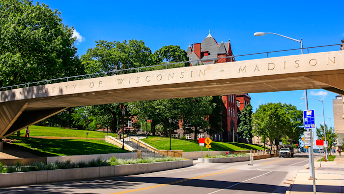 Pedestrian bridge over Park Street, Madison, Wis.