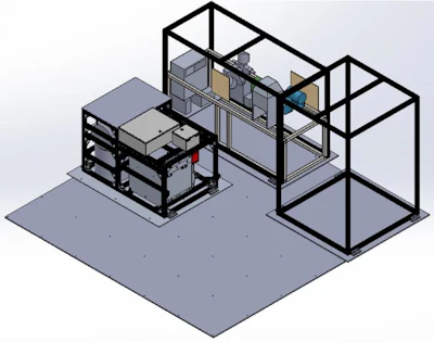 A team of engineers has built three experiments to test the effects of microgravity on a new oil-free fridge design: a prototype for potential future use on the International Space Station (left), a setup for testing the prototype's vulnerability to liquid flooding (center), and a larger version of the prototype with sensors and instruments to capture how gravity affects the vapor compression cycles (right).