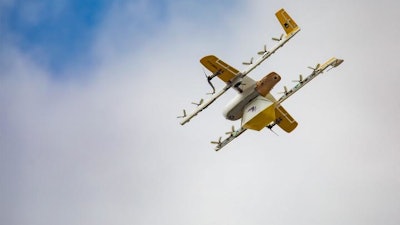Drone-delivery service in Christiansburg, Va.
