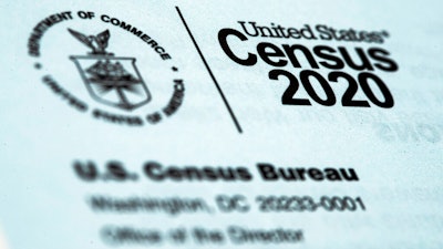 A 2020 census letter mailed to a U.S. resident, March 19, 2020.