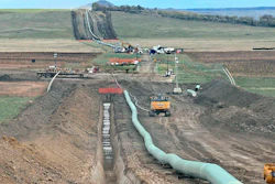 Construction on the Dakota Access pipeline, Oct. 2016.