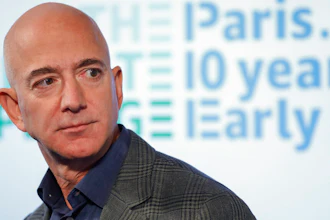 Amazon CEO Jeff Bezos during a news conference at the National Press Club in Washington, Sept. 19, 2019.