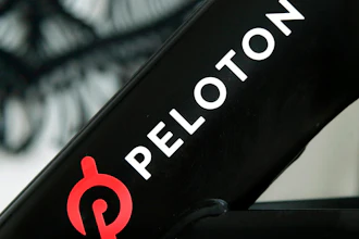 Peloton stationary bicycle in San Francisco, Nov. 19, 2019.