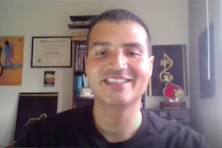 Loay Elbasyouni, a Palestinian engineer who is part of NASA's Ingenuity Mars Helicopter team, on April 25, 2021.