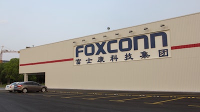 Foxconn facility, Shanghai, Aug. 2019.